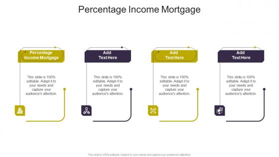 Percentage Income Mortgage In Powerpoint And Google Slides Cpb