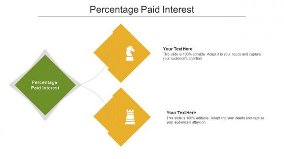 Percentage paid interest ppt powerpoint presentation slides aids cpb