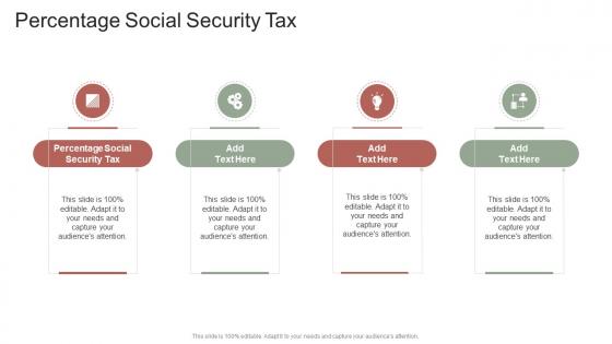 Percentage Social Security Tax In Powerpoint And Google Slides Cpb