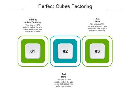 Perfect cubes factoring ppt powerpoint presentation portfolio file formats cpb