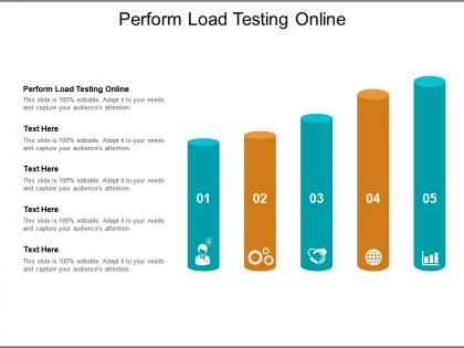 Perform load testing online ppt powerpoint presentation summary graphic tips cpb