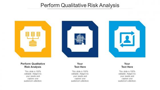 Perform qualitative risk analysis ppt powerpoint presentation gallery mockup cpb