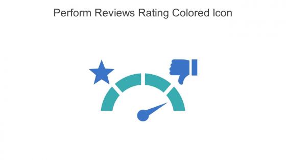 Perform Reviews Rating Colored Icon In Powerpoint Pptx Png And Editable Eps Format