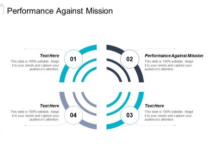 Performance against mission ppt powerpoint presentation icon slide download cpb