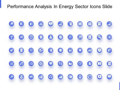 Performance analysis in energy sector icons slide portfolio ppt powerpoint slides
