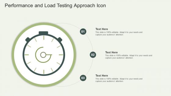 Performance And Load Testing Approach Icon