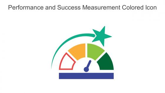 Performance And Success Measurement Colored Icon In Powerpoint Pptx Png And Editable Eps Format