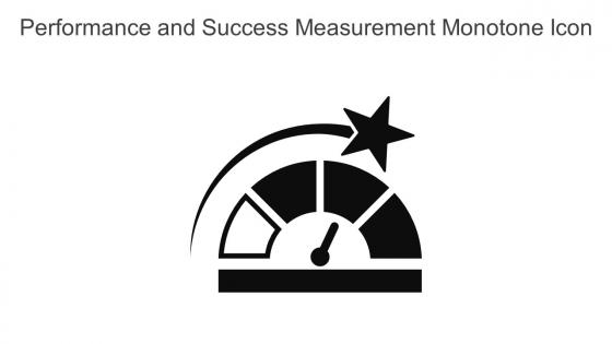 Performance And Success Measurement Monotone Icon In Powerpoint Pptx Png And Editable Eps Format