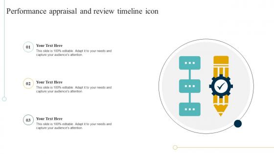 Performance Appraisal And Review Timeline Icon