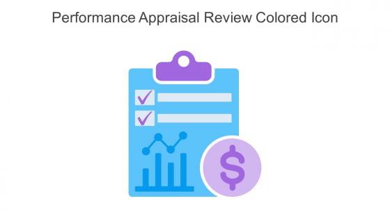 Performance Appraisal Review Colored Icon In Powerpoint Pptx Png And Editable Eps Format