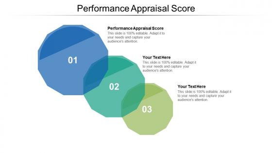 Performance appraisal score ppt powerpoint presentation professional outfit cpb