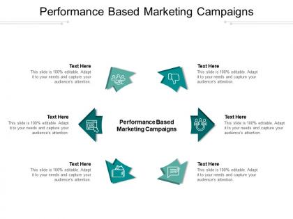 Performance based marketing campaigns ppt powerpoint presentation slides skills cpb