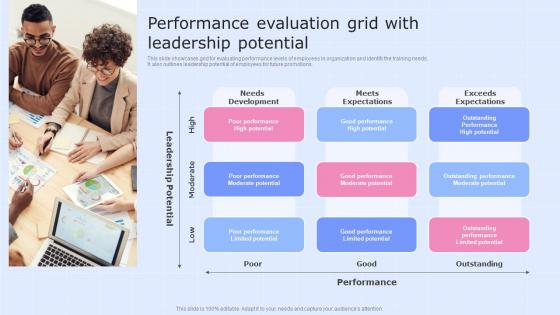 Performance Evaluation Grid With Leadership Potential