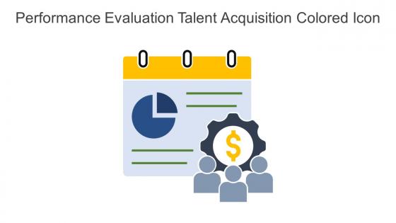 Performance Evaluation Talent Acquisition Colored Icon In Powerpoint Pptx Png And Editable Eps Format