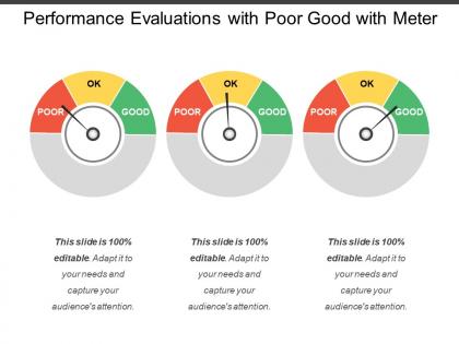 Performance evaluations with poor good with meter