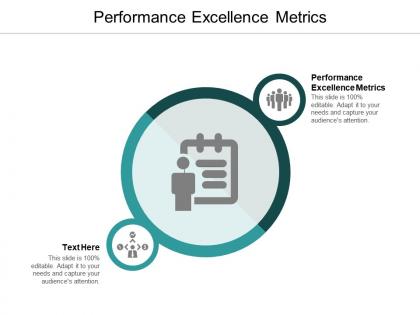 Performance excellence metrics ppt powerpoint presentation file model cpb