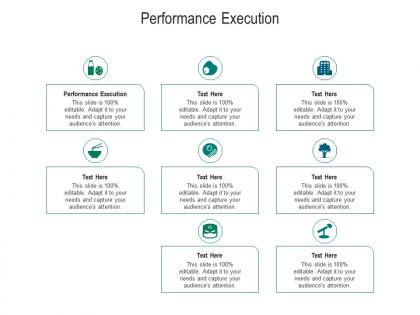 Performance execution ppt powerpoint presentation summary design ideas cpb