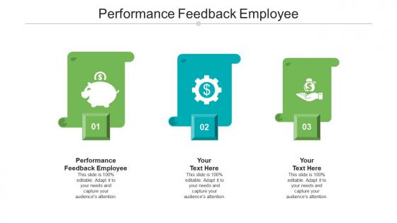 Performance feedback employee ppt powerpoint presentation layouts visuals cpb