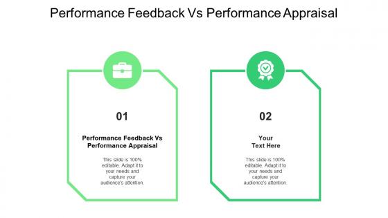 Performance feedback vs performance appraisal ppt powerpoint presentation portfolio cpb