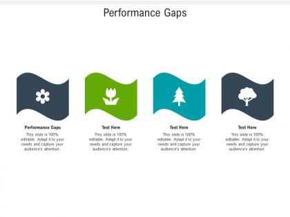 Performance gaps ppt powerpoint presentation pictures themes cpb