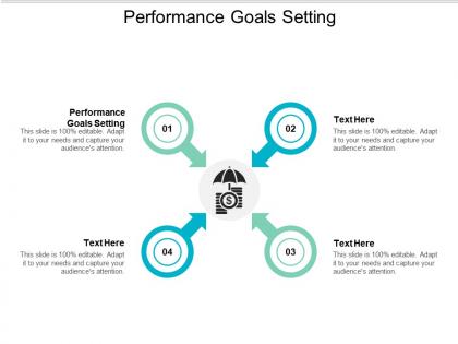 Performance goals setting ppt powerpoint presentation ideas template cpb