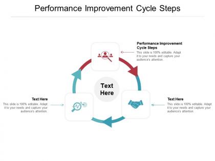 Performance improvement cycle steps ppt powerpoint presentation gallery slide cpb