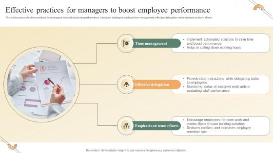 Performance Improvement Methods Effective Practices For Managers To Boost Employee