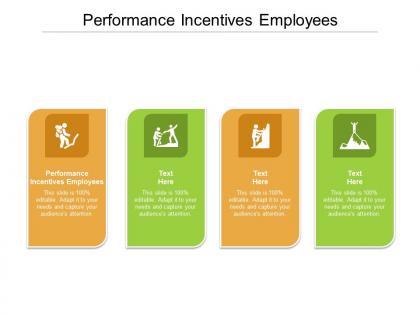 Performance incentives employees ppt powerpoint presentation infographics professional cpb