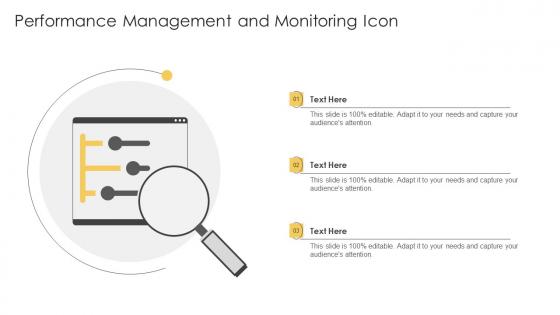 Performance Management And Monitoring Icon