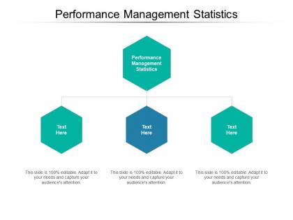 Performance management statistics ppt powerpoint presentation visual aids cpb