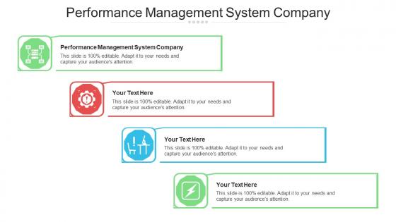 Performance Management System Company Ppt Powerpoint Presentation Portfolio Cpb