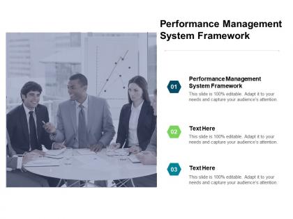 Performance management system framework ppt powerpoint presentation portfolio structure cpb