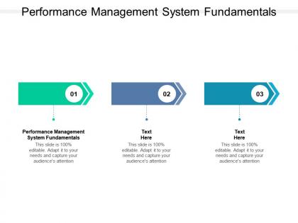 Performance management system fundamentals ppt powerpoint model cpb