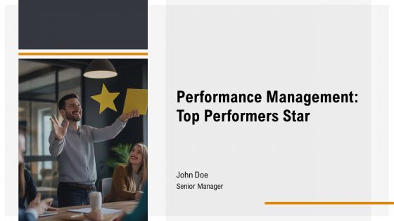 Performance Management Top Performers Star PPT Graphics AT