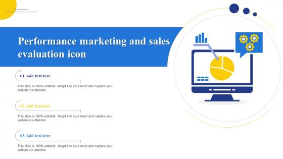 Performance Marketing And Sales Evaluation Icon