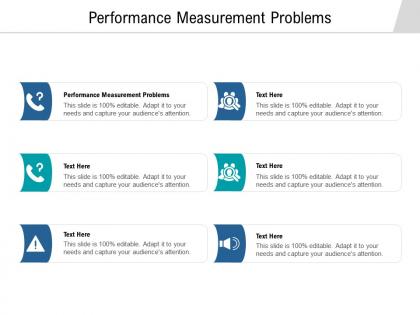 Performance measurement problems ppt powerpoint presentation outline portfolio cpb