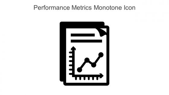 Performance Metrics Monotone Icon In Powerpoint Pptx Png And Editable Eps Format