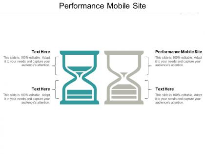 Performance mobile site ppt powerpoint presentation gallery maker cpb