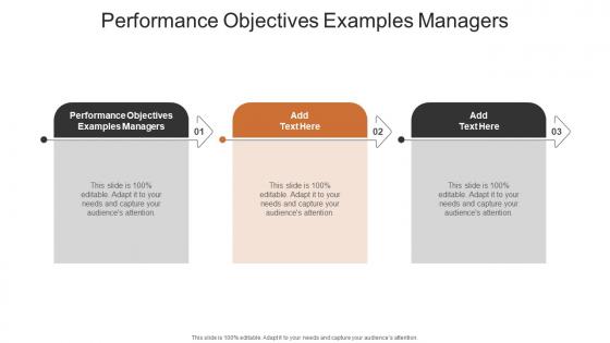 Performance Objectives Examples Managers In Powerpoint And Google Slides Cpb