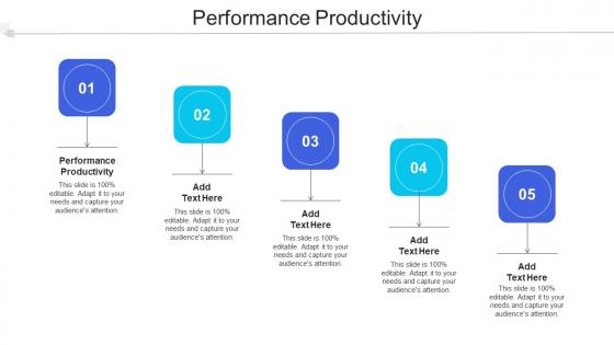 Performance Productivity Ppt Powerpoint Presentation Pictures Cpb