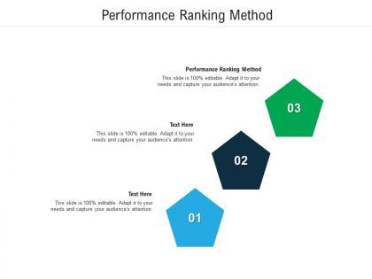 Performance ranking method ppt powerpoint presentation portfolio example topics cpb
