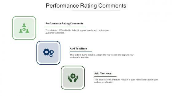 Performance Rating Comments Ppt Powerpoint Presentation File Graphics Pictures Cpb