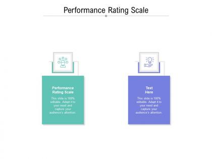 Performance rating scale ppt powerpoint presentation outline slide cpb