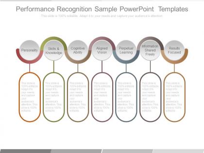 Performance recognition sample powerpoint templates