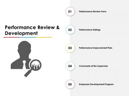 Performance review and development ppt powerpoint presentation show ideas