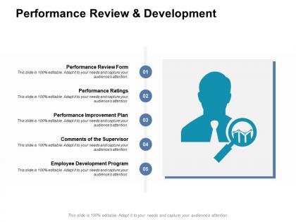 Performance review and development supervisor ppt powerpoint presentation topics
