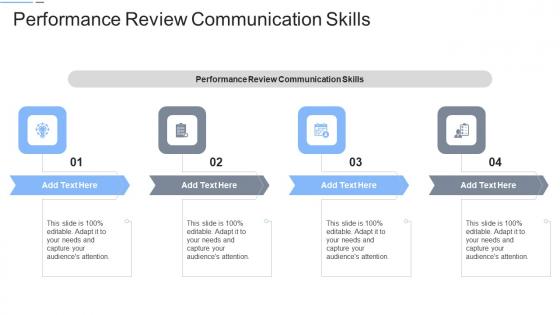 Performance Review Communication Skills In Powerpoint And Google Slides Cpb