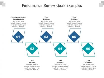 Performance review goals example ppt powerpoint presentation portfolio ideas cpb