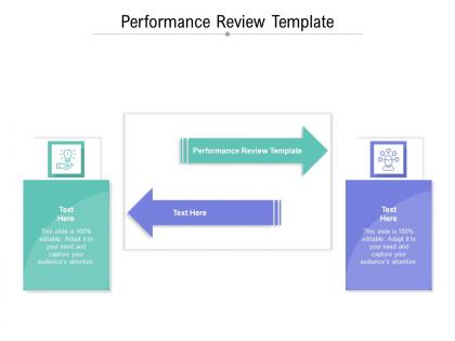 Performance review template ppt powerpoint presentation layouts outfit cpb