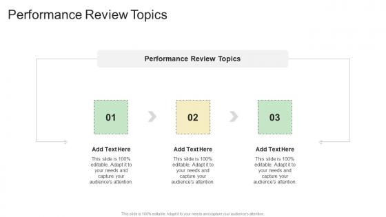 Performance Review Topics In Powerpoint And Google Slides Cpb